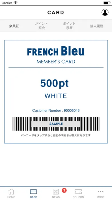 ภาพหน้าจอของ FRENCH Bleu MEMBERS
