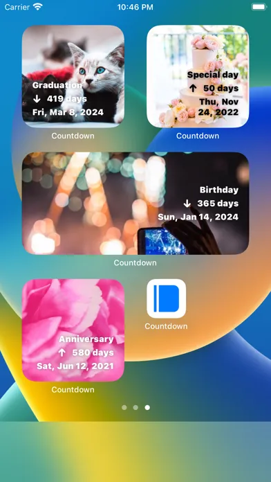 Countdown Widget - Day Counter Screenshots