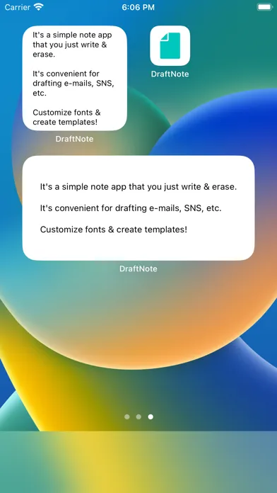 Screenshot di Draft Note - Idea Memo Widget