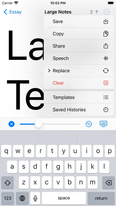 Large Text Notes, Big Text Screenshots
