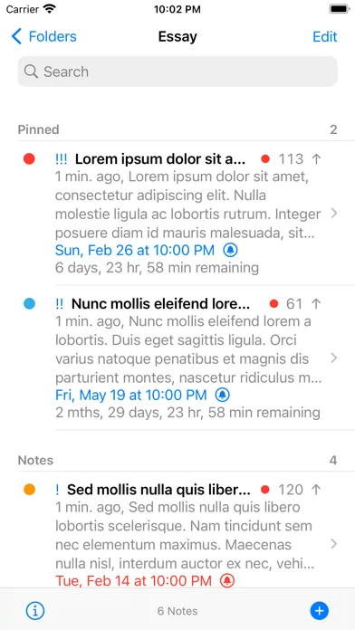Large Text Notes, Big Text Screenshots