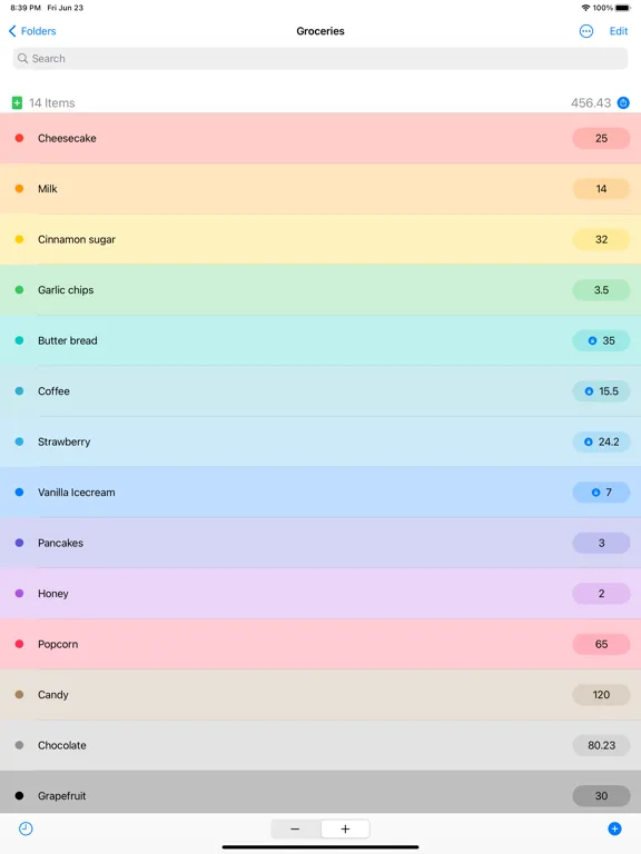 Multiple Counters - Count App iPad  स्क्रीनशॉट