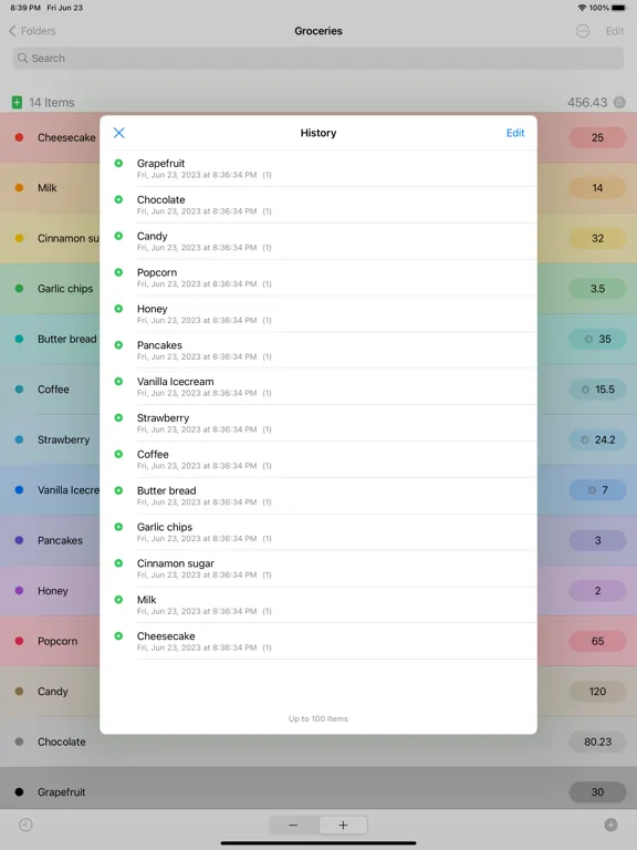 Multiple Counters - Count App iPad  स्क्रीनशॉट