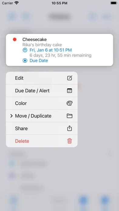 Capturas de tela do Shopping List Widget Reminders