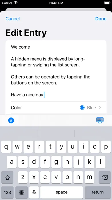 Скриншоты Text Diary - Journal Notebook