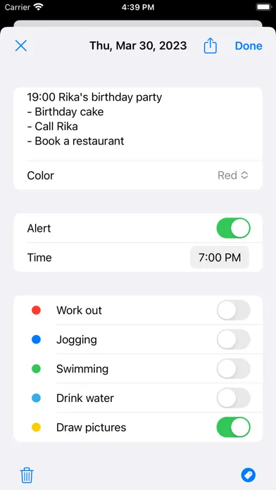 Vertical Calendar - Schedule سکرین شاٹس