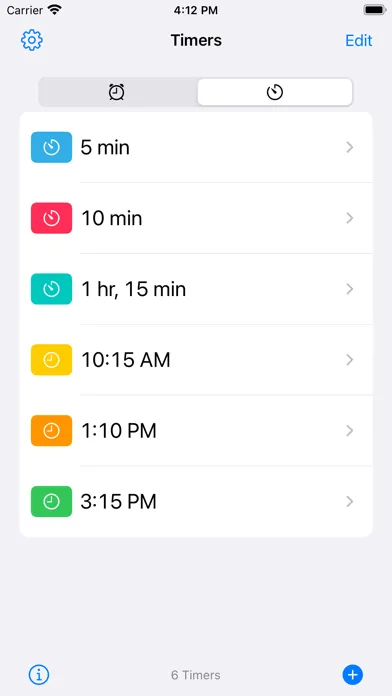 Vibration Alarm Clock & Timer سکرین شاٹس