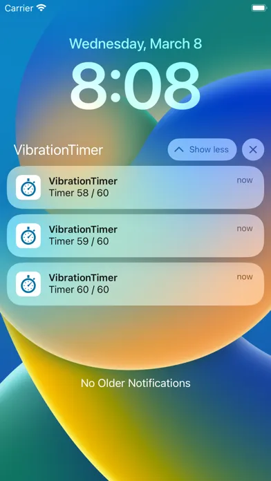 Vibration Timer - Vibrator App スクリーンショット