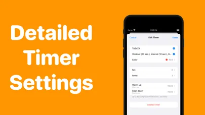 Capturas de tela do Workout Timer - Interval Timer