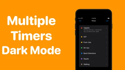 Capturas de tela do Workout Timer - Interval Timer