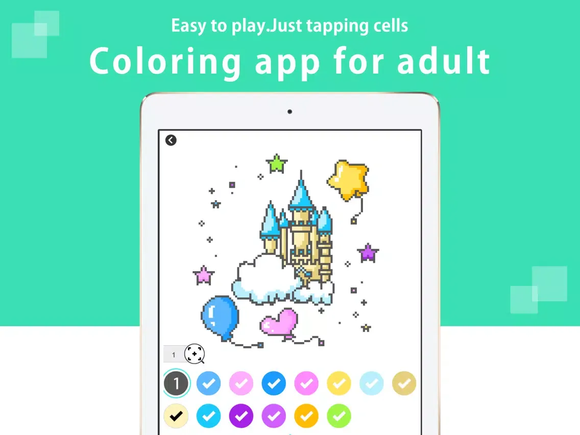 Tap Art -color by number- iPad  스크린샷