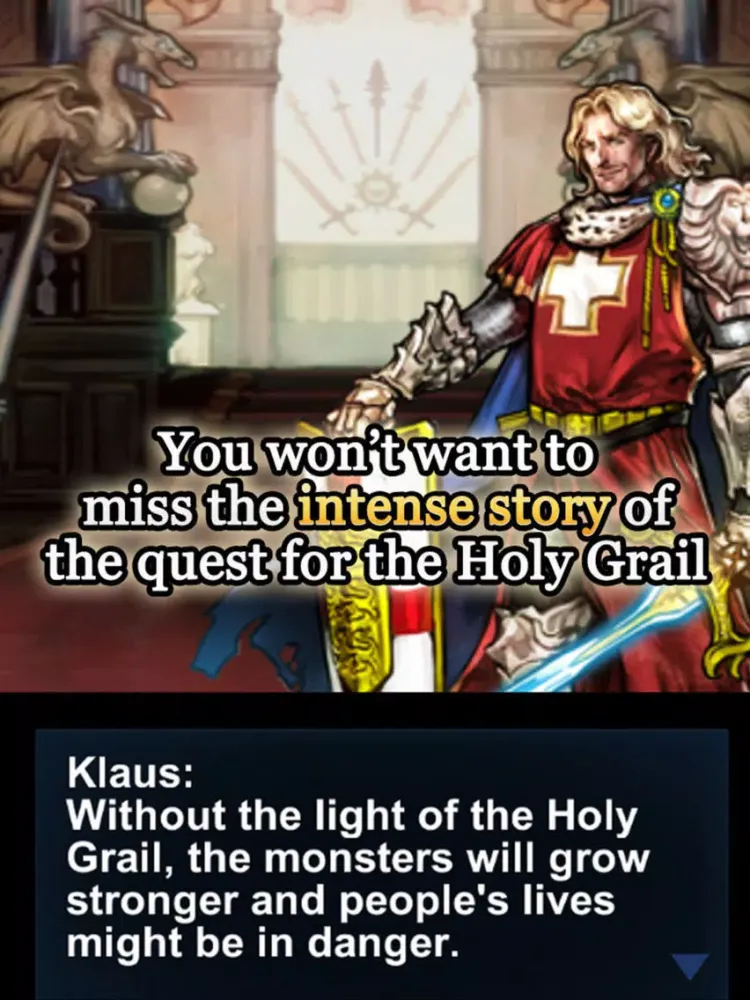 Capturas de tela do The Order of the Holy Grail iPad 