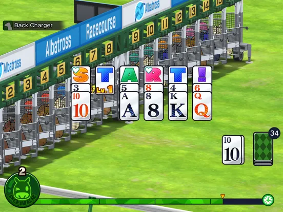 Tangkapan skrin Pocket Card Jockey: Ride On! iPad 