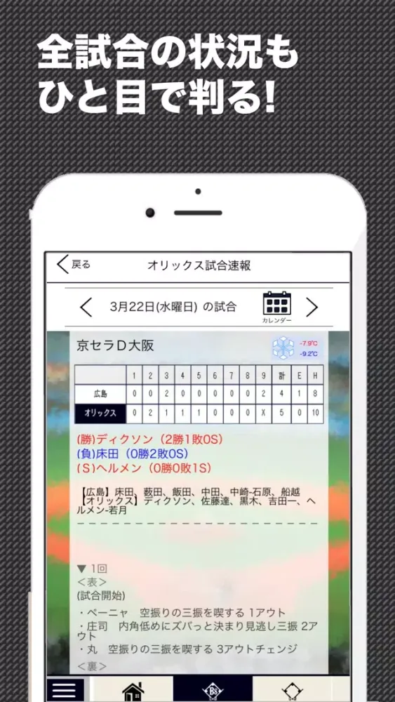 檻スポ (プロ野球情報 for オリックス・バファローズ) स्क्रीनशॉट