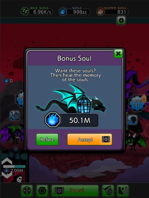 Idle Grim Reapers iPad  스크린샷