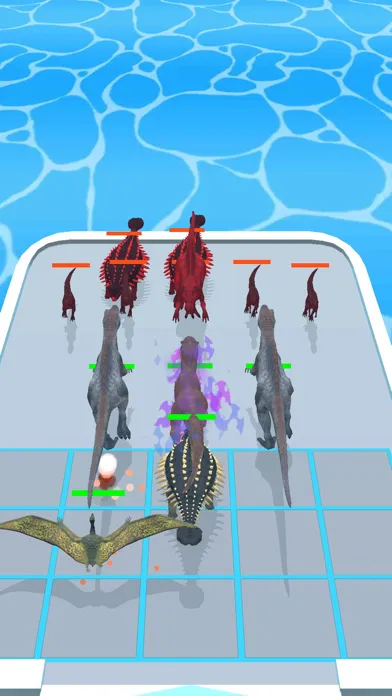 Dino Leveling: Eat & Run سکرین شاٹس