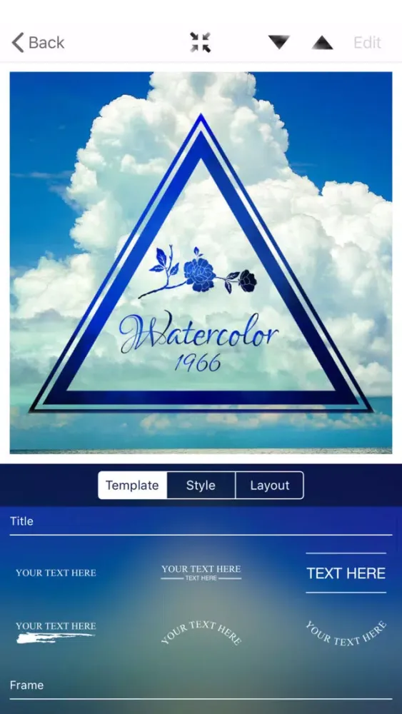 Capturas de pantalla de Watercolor Text