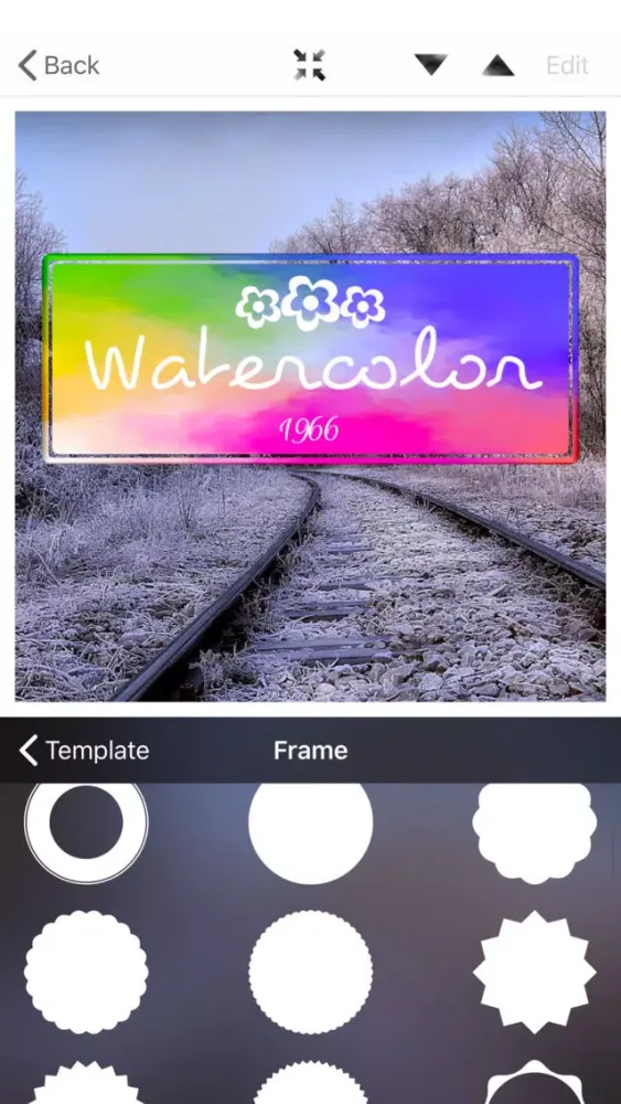 Capturas de pantalla de Watercolor Text