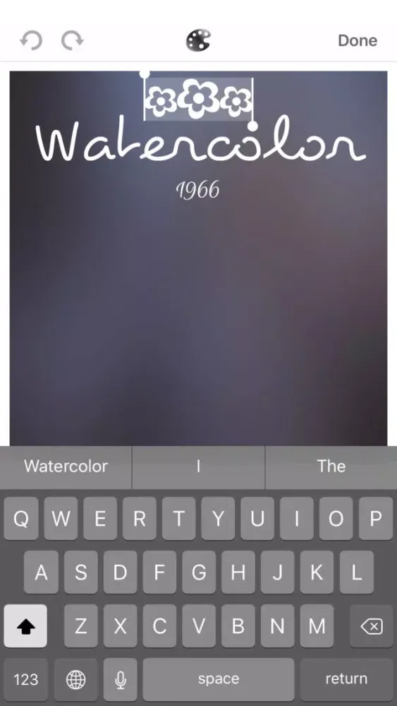 Capturas de pantalla de Watercolor Text