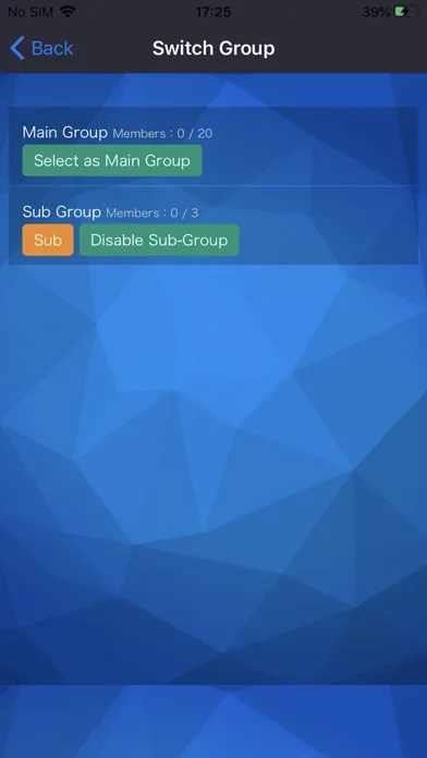 GroupCom - Walkie-Talkie App 스크린샷