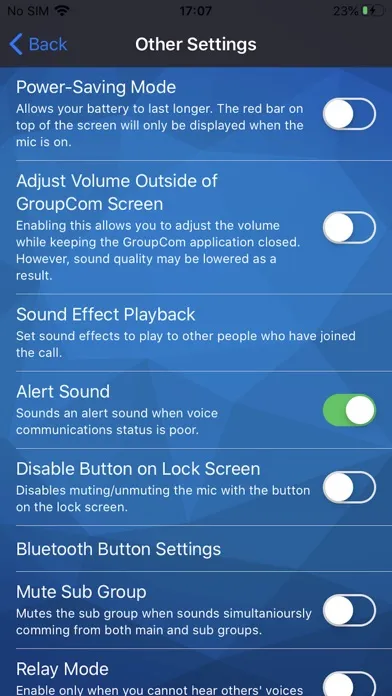 GroupCom - Walkie-Talkie App 스크린샷