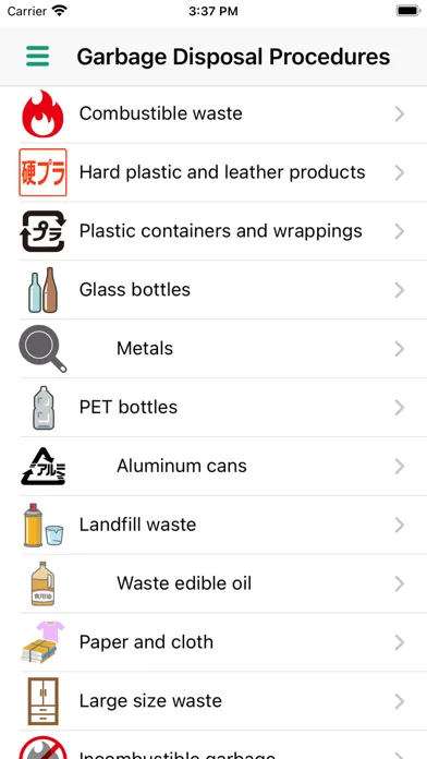 Iga City Garbage App スクリーンショット