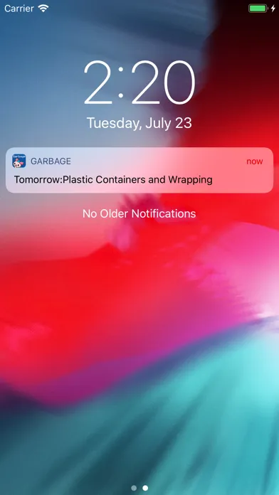 Fujimino Garbage Sorting App Screenshots