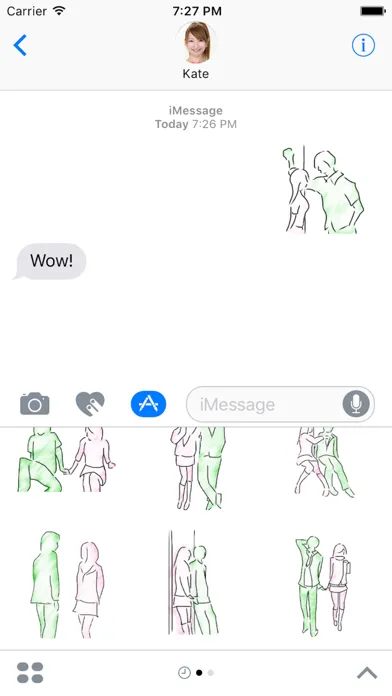 Zrzuty ekranu Couples Sticker