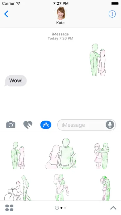 Captures d'écran de Couples Sticker 3rd