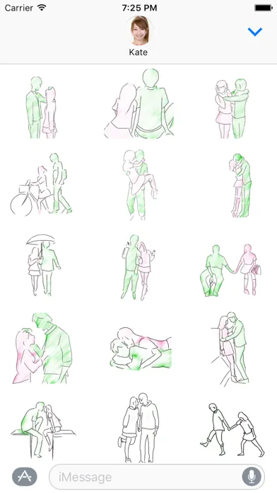Captures d'écran de Couples Sticker 3rd