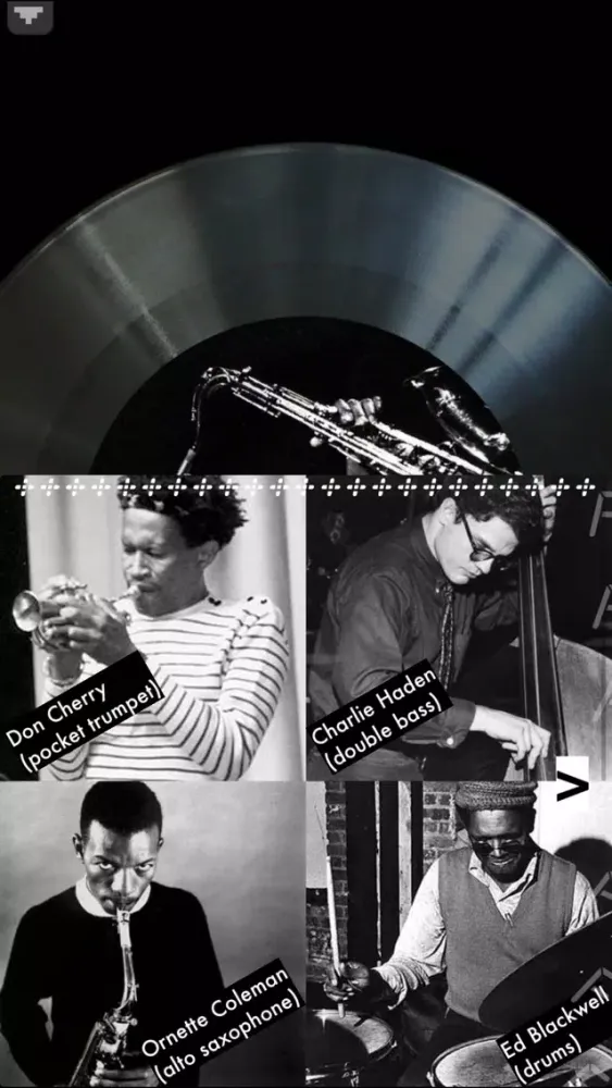 Zrzuty ekranu FREE JAZZ: Albert Ayler / Ornette Coleman