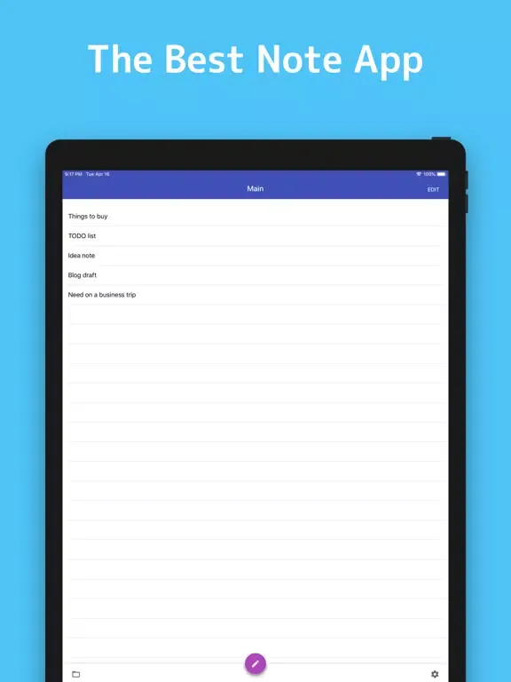 Notepad - Qooki - simple notes iPad স্ক্রিনশট