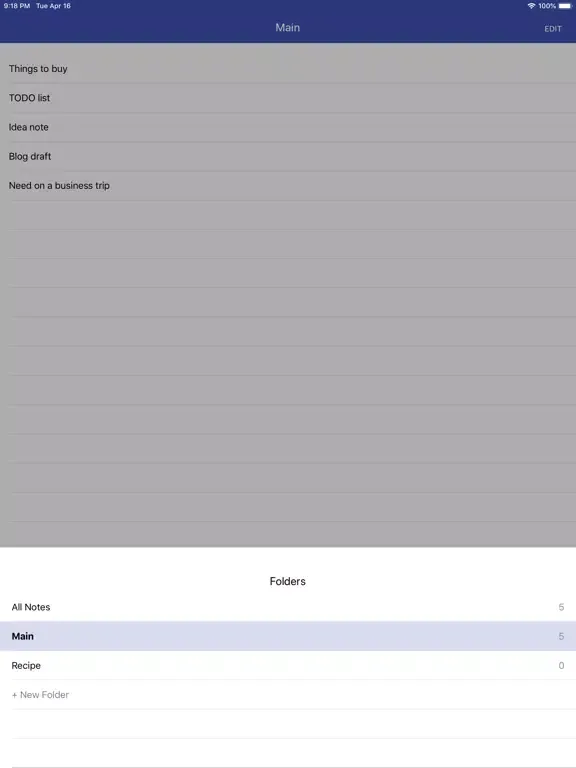 Notepad - Qooki - simple notes iPad স্ক্রিনশট
