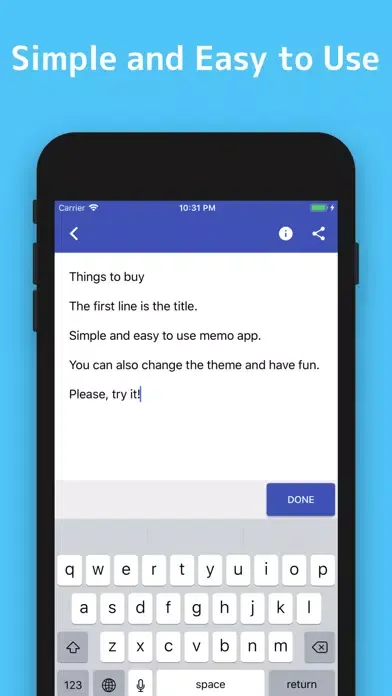 Notepad - Qooki - simple notes স্ক্রিনশট