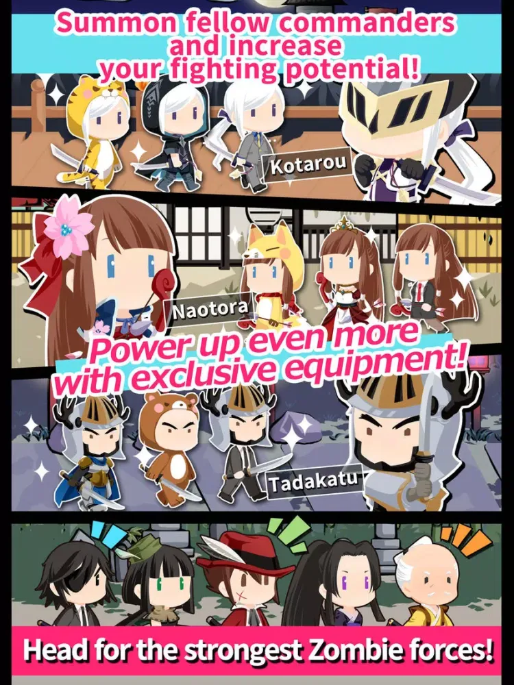 Capturas de pantalla de Sengoku of the Dead iPad 