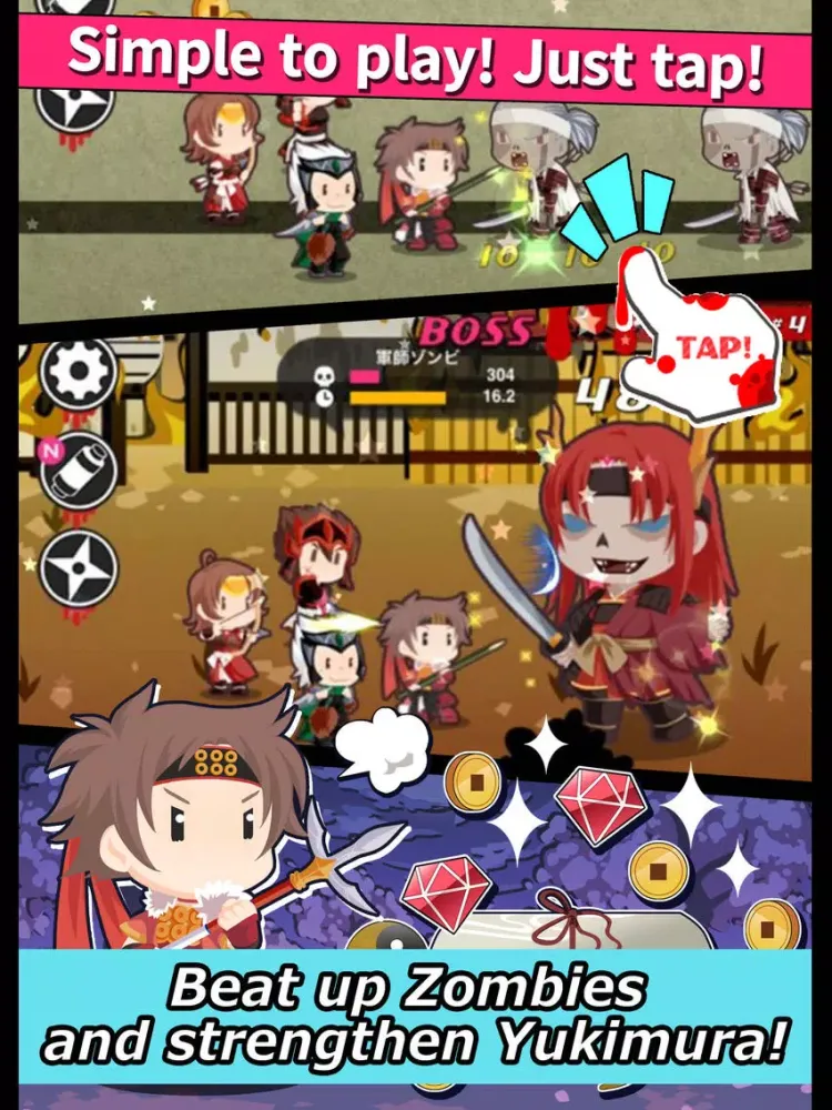 Capturas de pantalla de Sengoku of the Dead iPad 