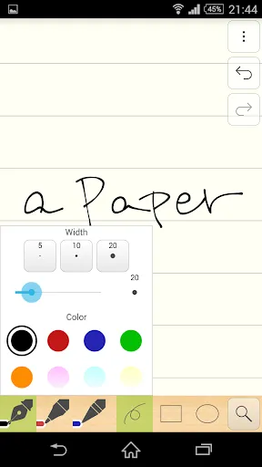 Скриншоты Handwriting memo "a Paper"