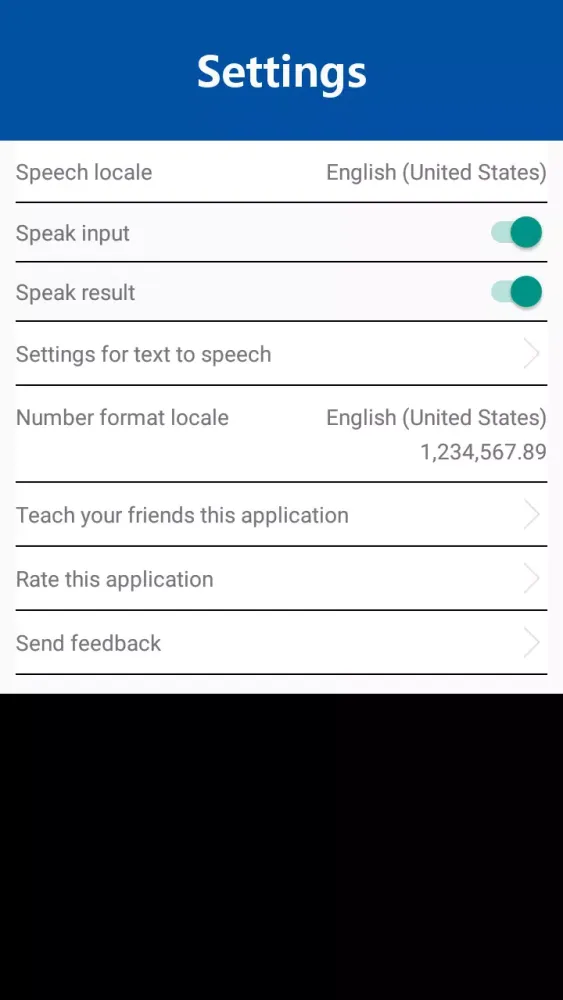 Tangkapan skrin Talking Calculator - Undo, Mul
