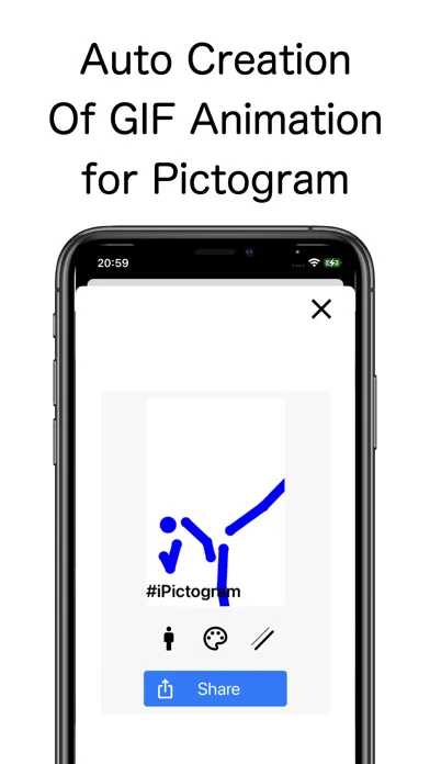 Capturas de pantalla de iPictogram