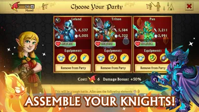 Скриншоты Knights & Dragons - RPG
