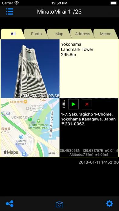 Screenshot di CameraGPS Chunk