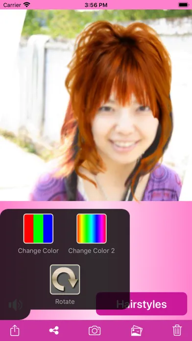 Capturas de pantalla de Try Hairstyle Lite