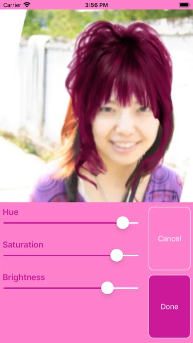 Capturas de pantalla de Try Hairstyle Lite