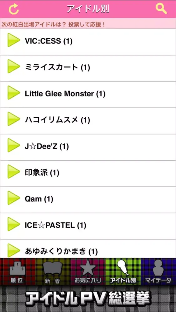 vote J-pop girls idol PV Screenshots