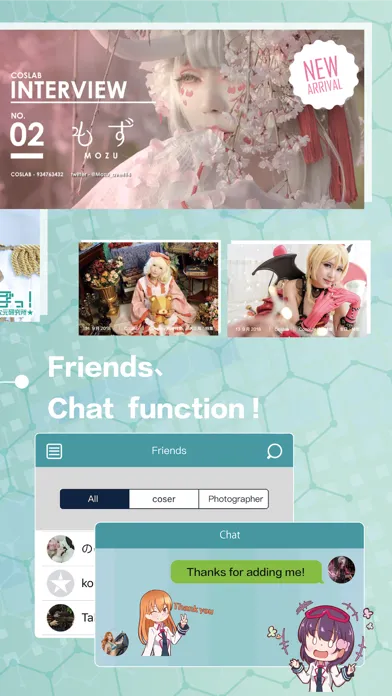 Coslab - cosplay social media Screenshots