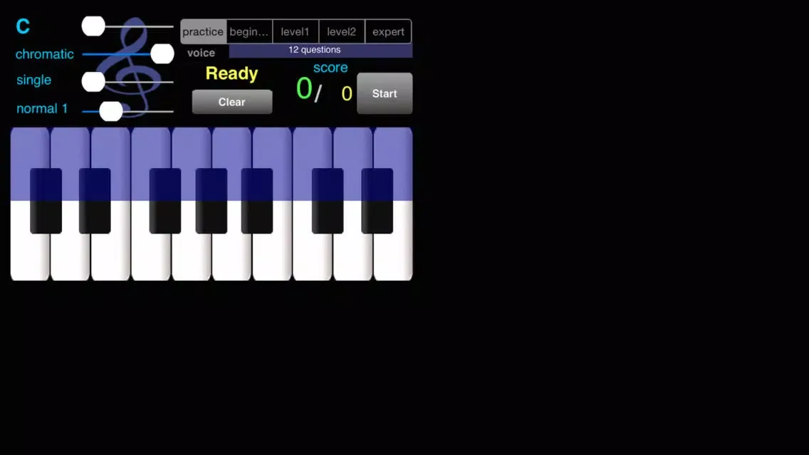 Capturas de pantalla de Perfect Pitch Practice Piano