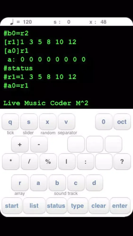 Скриншоты Live Music Coder M^2
