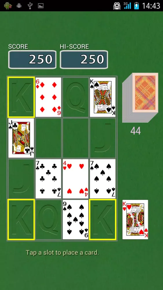 Capturas de tela do Kings in the Corners