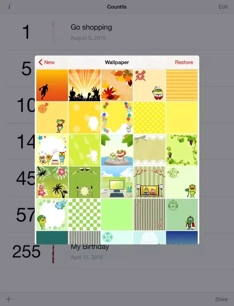 Zrzuty ekranu Countil iPad 