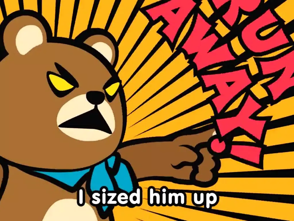 The other day I met a bear (FREE) -Jajajajan Kids Song & Coloring picture book series iPad  স্ক্রিনশট